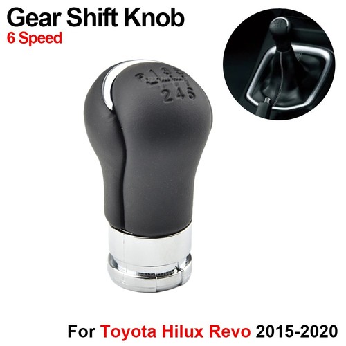 Gear Shift Knob Manual 6 Speed shift HandBall For TOYOTA HILUX REVO 2015-2020 - Picture 4 of 14