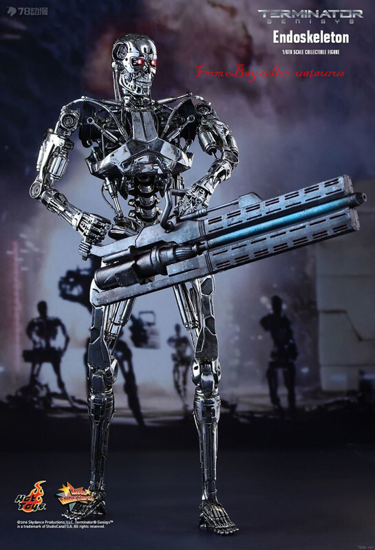 Perfect Hot Toys 1/6 Mms352 Terminator Genisys Endoskeleton In