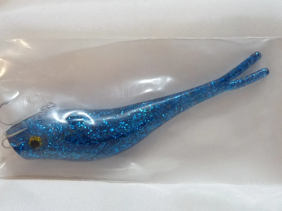 Paul Brown Tidal Surge Maniac Mullet 4.5" azul brillo MS-16 hundimiento lento Foto 2 de 4
