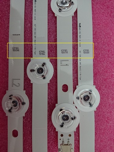 6916L-1807A 1808A 1809A 1810A Barras LED (10) para Panasonic TX-42AS750E TX-42AS740E - Imagen 7 de 7