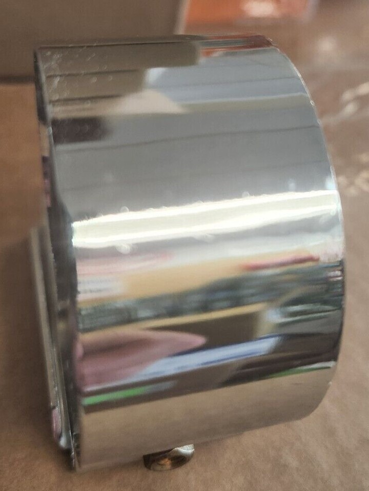 Chrome Steel Ford Style Canister Ignition Coil Bracket Part 97009955