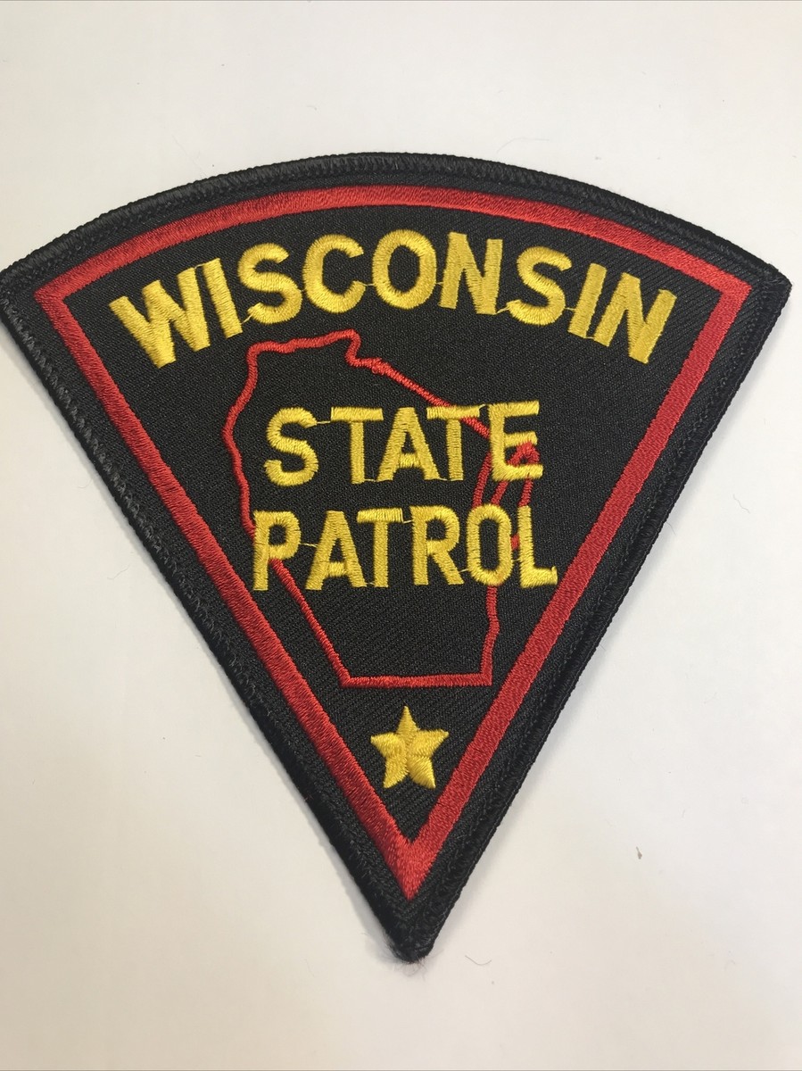 Wisconsin State Patrol State Police Police Patches Police