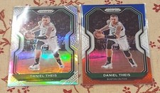 2020-21 Prizm Daniel Theis Silver & Red White Blue Prizm - Boston Celtics