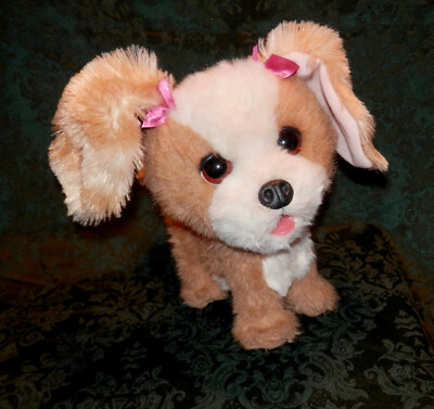 Fur-Real Friends FRF Happy to See Me Pup Hasbro Dog Barks & Moves Head & WALKS *