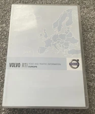VOLVO RTI 2010 SAT NAV DISC SET 4 DVD EUROPE SATELLITE NAVIGATION USED