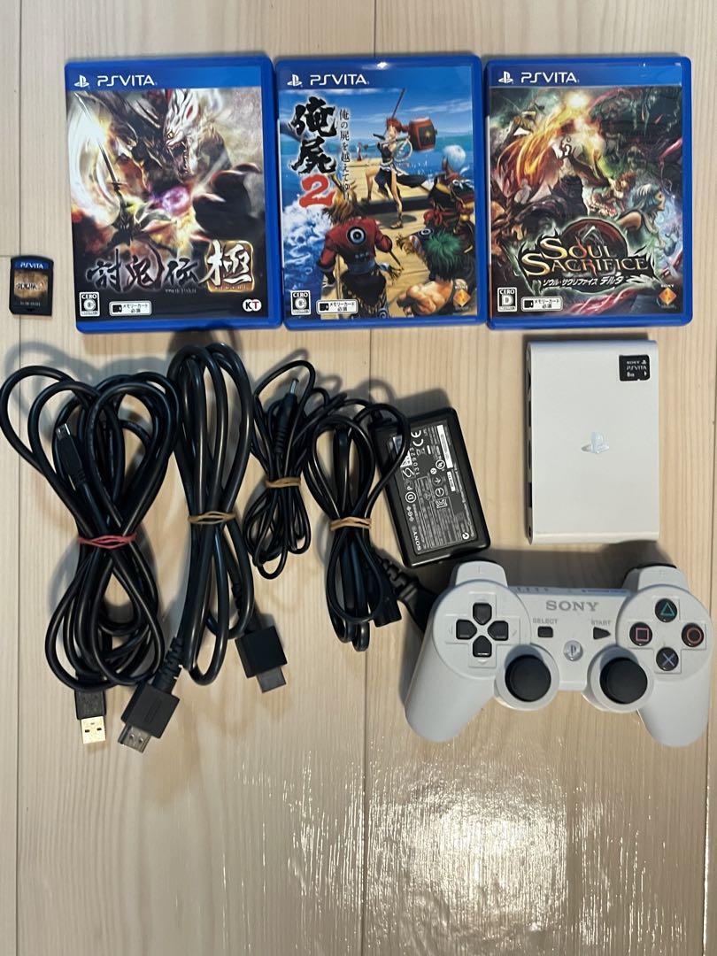 SONY PlayStation VITA VTE-1000 AA01 Console Bundle with Game  
