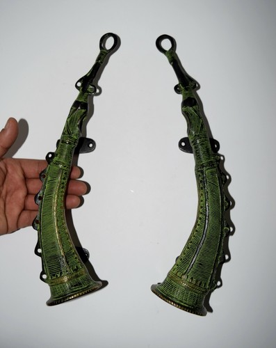 12.5'' Inches Sexophone Door Handle Pair Shehnai Musical Instrument Pull EK73 - Picture 11 of 11