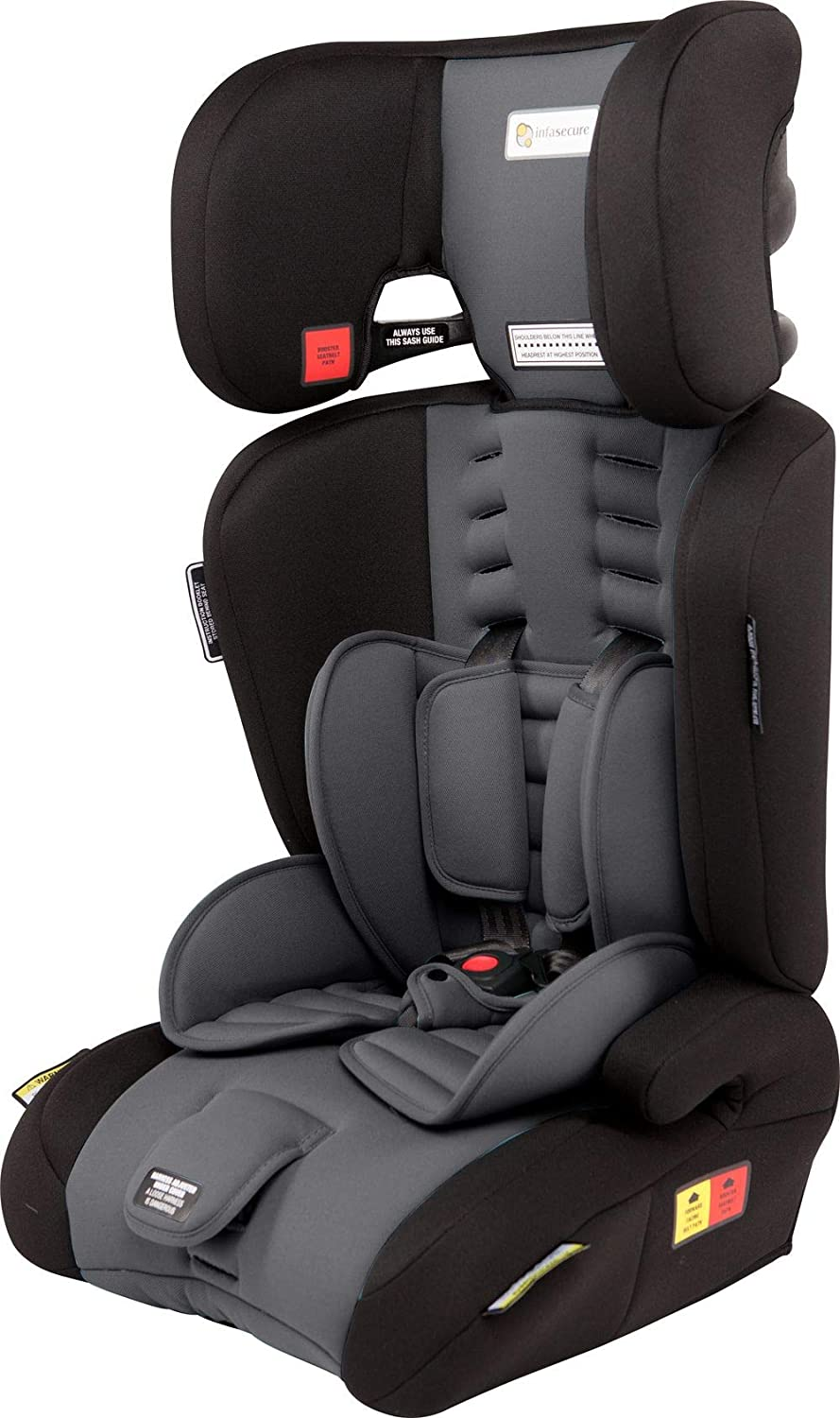 Visage Astra Convertible Booster Seat for 6 Months to 8 Years, Grey