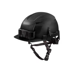 Milwaukee BOLT Hard Hat Black Size 7-1/2 Front Brim Non-Vented w/ Headlamp Mount
