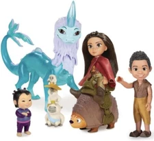 Disney Petite Raya And The Last Dragon Character Doll Friends Gift Set