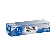 KIMTECH Kimwipes Delicate Task Kimtech Science Wipers (34721), White, 2-PLY, ...