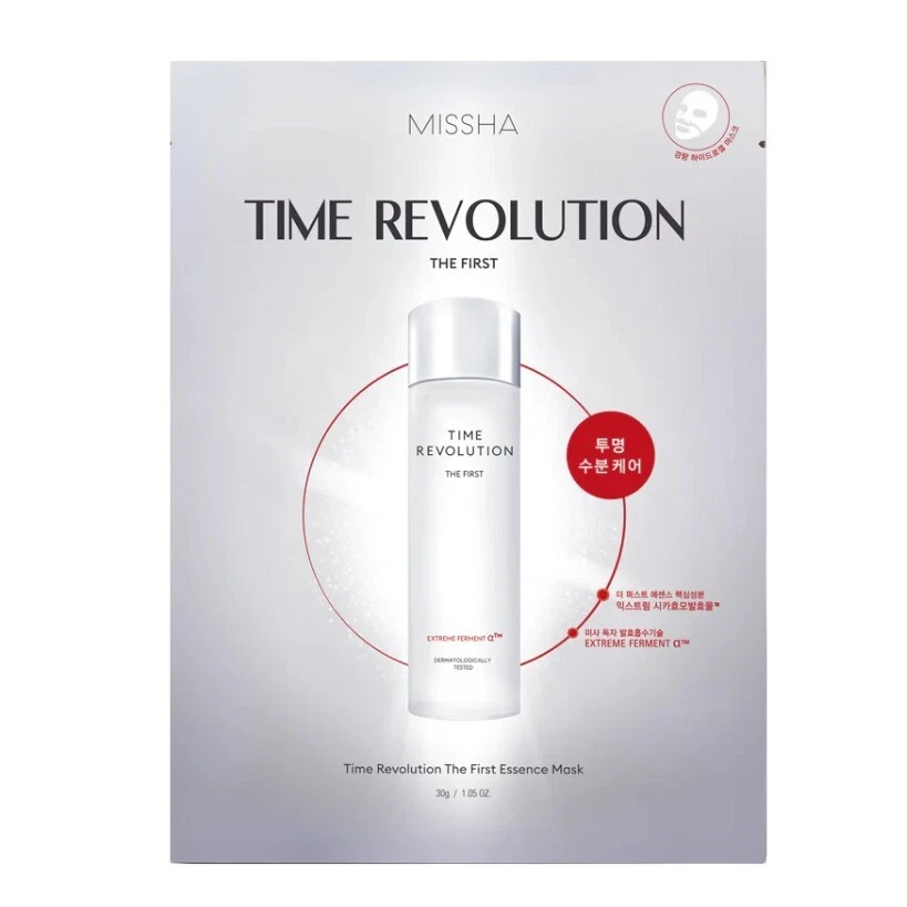 Máscara MISSHA Time Revolution The First Essence 30 g x 8 piezas hojas de máscara K-Beauty Foto 2 de 4