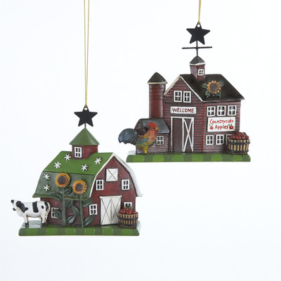 Holiday Barn Ornament