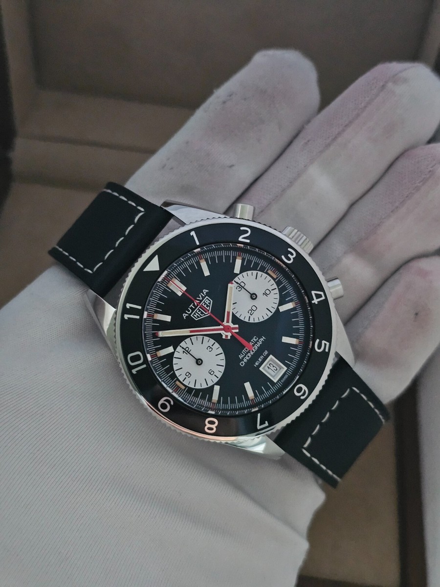 TAG Heuer Autavia Men's Black Watch 2024 Full Set