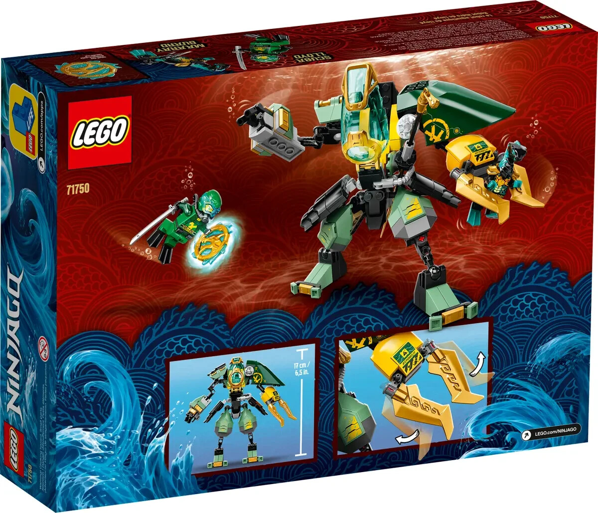 Lego Lloyd's Hydro Mech 71750 NINJAGO Minifigure Building Set | eBay