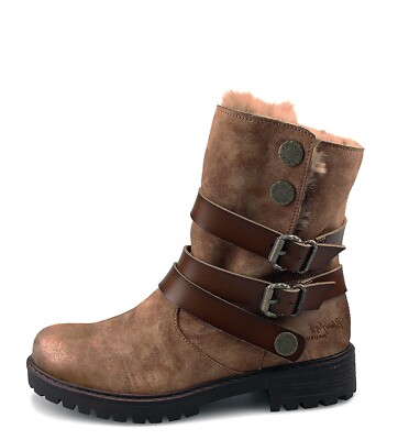 vegan faux fur boots