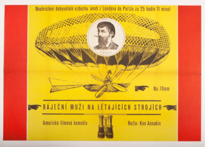 Filmplakat Those Magnificent Men in Their Flying Machines 1966 Wunderbar groß