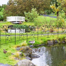 Rustproof Garden Fencing Dog Animal Barrier Fence Poultry Cage Pen 31in x 9.8ft