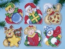 Design Works Counted Cross Stitch Kit - Holiday Gifts Ornamensts