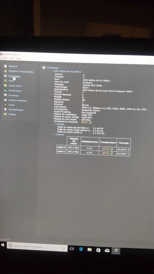 carte mère FG690 M03 avec micro processeur et barrettes mémoires vive - Photo 3/4
