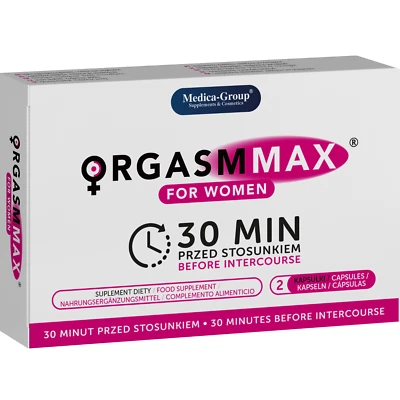 MEDICA-GROUP Orgasm Max for Women 2 Capseln Nahrungsergänzungsmittel MACA ,Ginseng ,L-Arginin