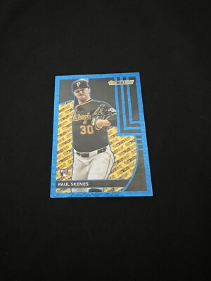 2024 Topps Update Paul Skenes Black Gold Blue Foil Parallel SP 