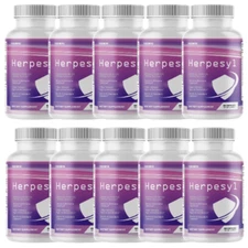 Herpesyl Advanced Defense Formula Dietary Supplement - 10 Bottles