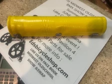 VINTAGE yellow RAD PAD HUFFY Mongoose MX SNAP ON BMX Straight Handlebar vinyl