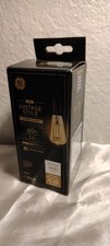 GE LED Vintage Style Light Bulb ST19 Amber Glass Warm Candle Light 40W...