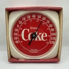 Vintage 1994 Coke Thermometer 12” Good Condition New In  Box