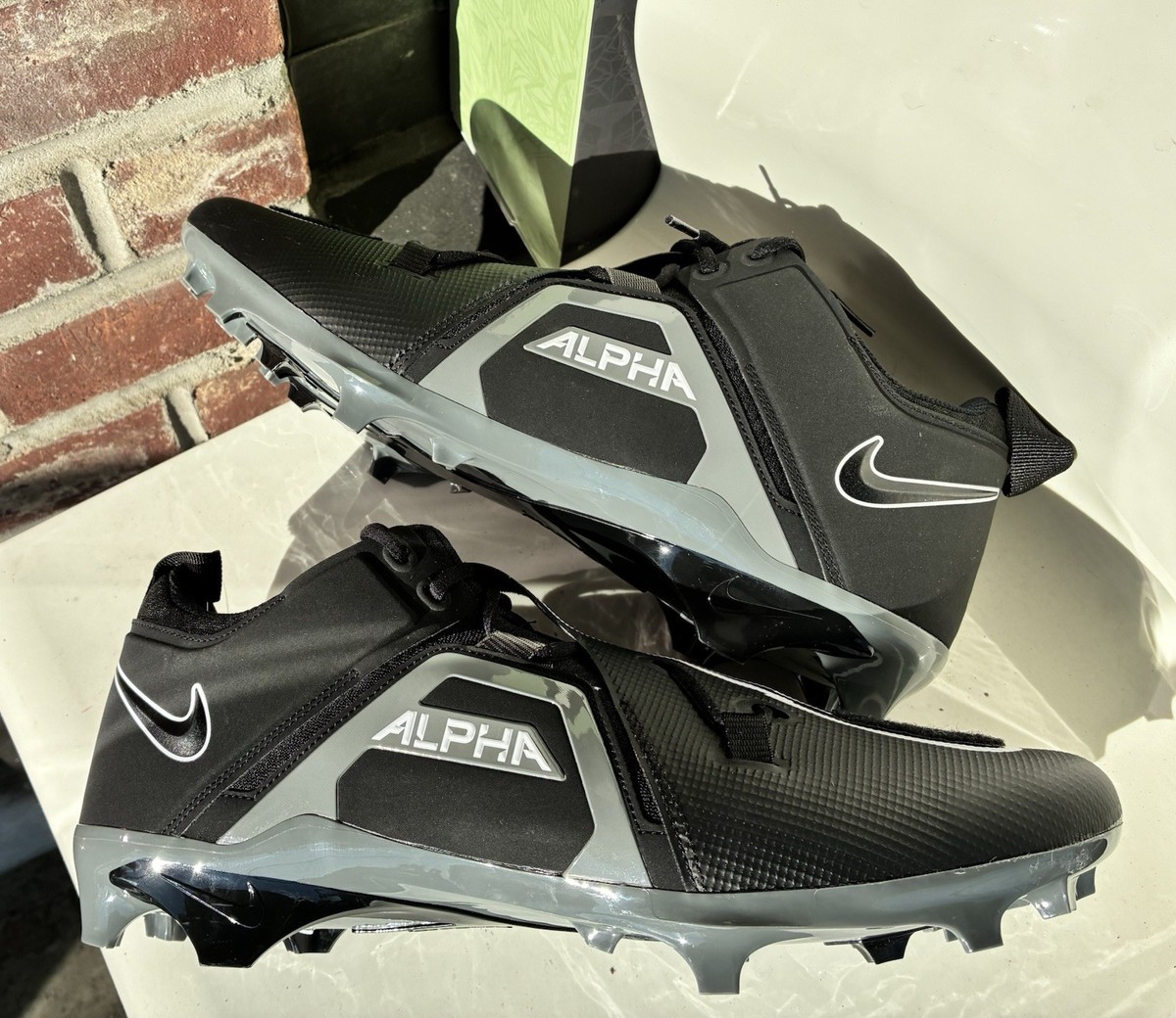 Nike Alpha Menace Pro 3 Low Black/White-Grey FJ6843-001 Men\'s Size‎ 14.5 Men main image 3