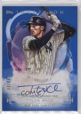 2019 Topps Inception Rookies and Emerging Stars Blue 3/25 Tyler Wade Auto 0s3