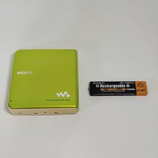 Sony MZ-E630 Walkman MiniDisc Player Lime Green Tested Japan