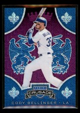2019 Panini Chronicles Cody Bellinger #22 Crusade Purple Mojo 59/75