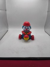 Vintage Tomy Clown Toy WORKS GREAT