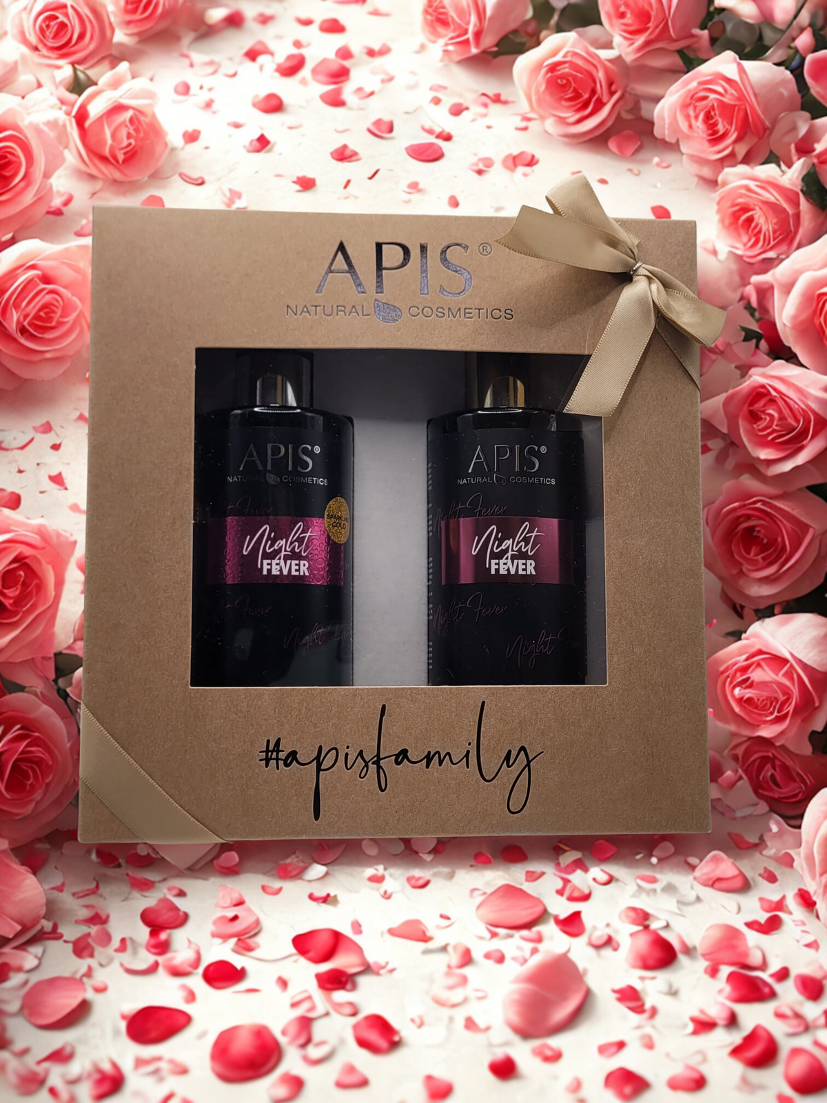 Apis Night Fever Gift Set | Moisturising Balm 300 ml & Shower Gel 300 ml