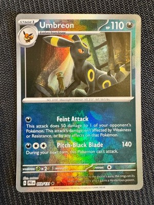 Pokémon TCG Umbreon (Master Ball) 059/131 SV: Prismatic Evolutions Rare NM