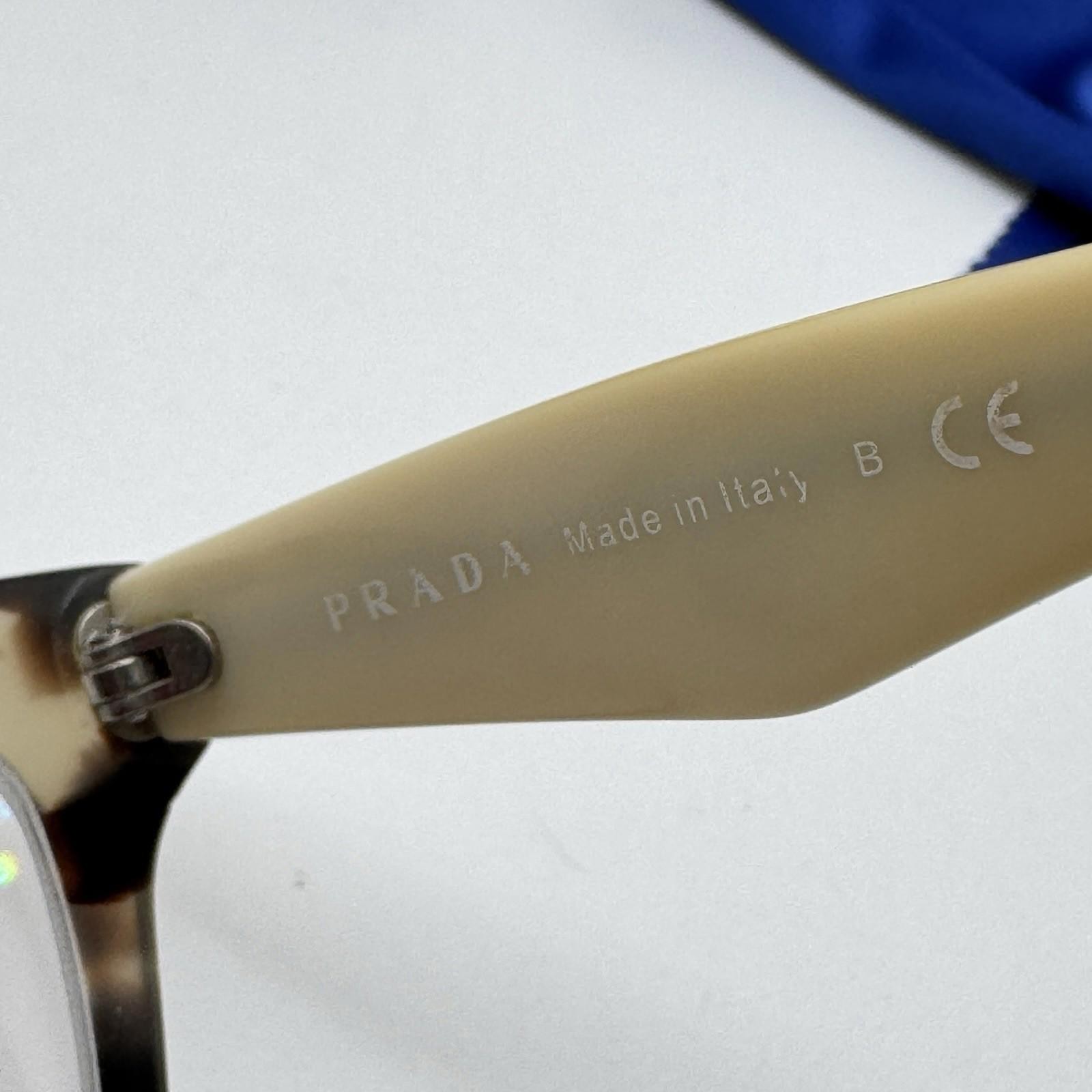 Prada Eyeglasses VPR 29R UAO-1O1 Opal Orchid Tortoise Frame Italy 52[]17 140 thumbnail 6