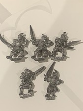 Mrauder Dark elves x5 MM70 metal Drow warhammer fantasy 80’s