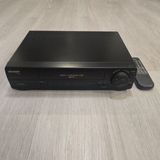 Sharp VC-A353U 4-Head VHS Video Cassette Player VCR Remote FOR PARTS OR REPAIR