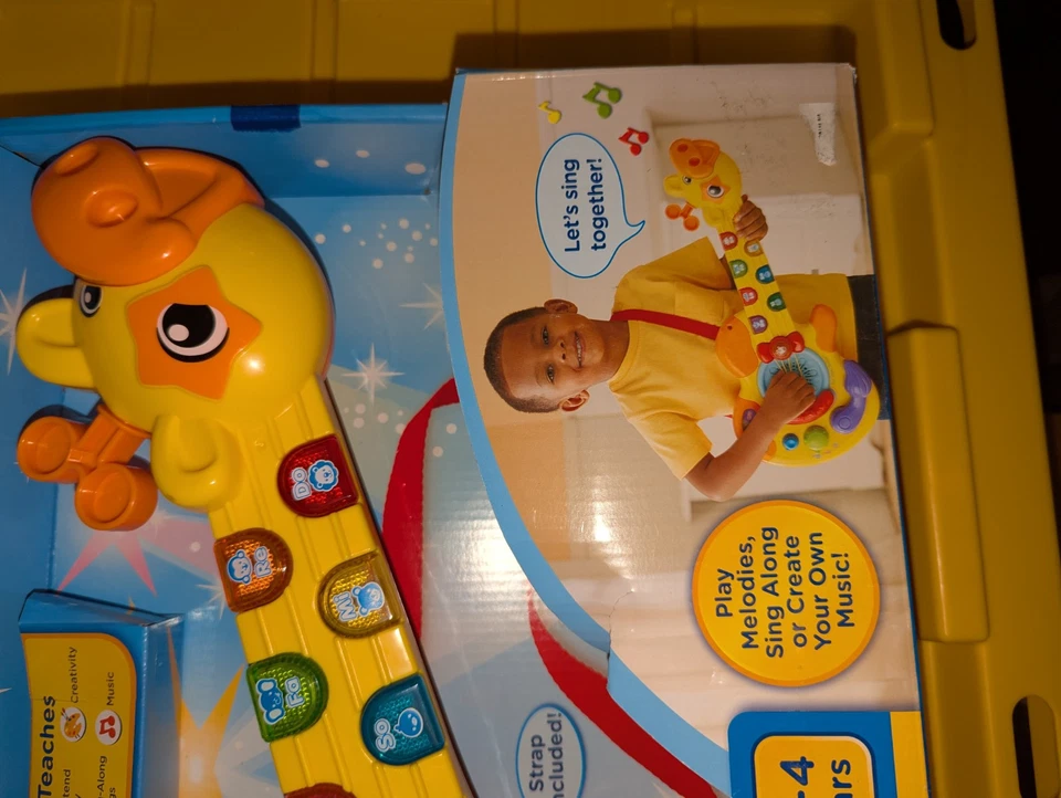 VTech ZOO JAMZ Giraffe Guitar - Light Up Musical Animal Sounds: 80-179000 - Image 3 of 3
