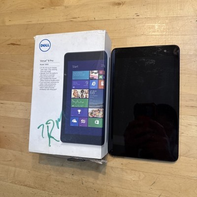 Dell Venue 8 Pro tablet 32GB, Wi-Fi - Black For Parts Only