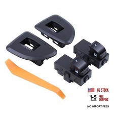 Rear Driver and Passenger Side Window Switch and Bezel for Chevrolet