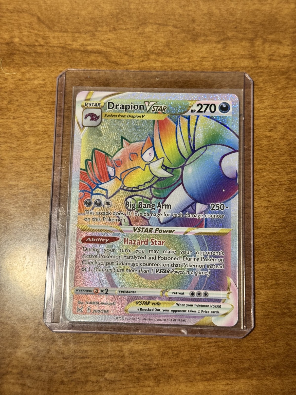 Drapion Vstar 200/196 Secret Rare