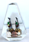Vintage Hand Carved Painted 2 Ducks in Lucite/Acrylic Unique Canada Paperweight — photo 4