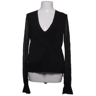 Zara Knit, Bluse, Größe: L, Schwarz, Polyamid/Viskose, Einfarbig, Damen #Cbj