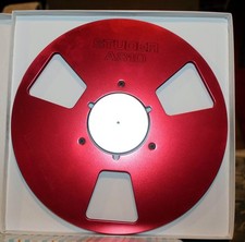 STUDER 10 1/2 INCH METAL TAKE-UP REEL AND BOX...