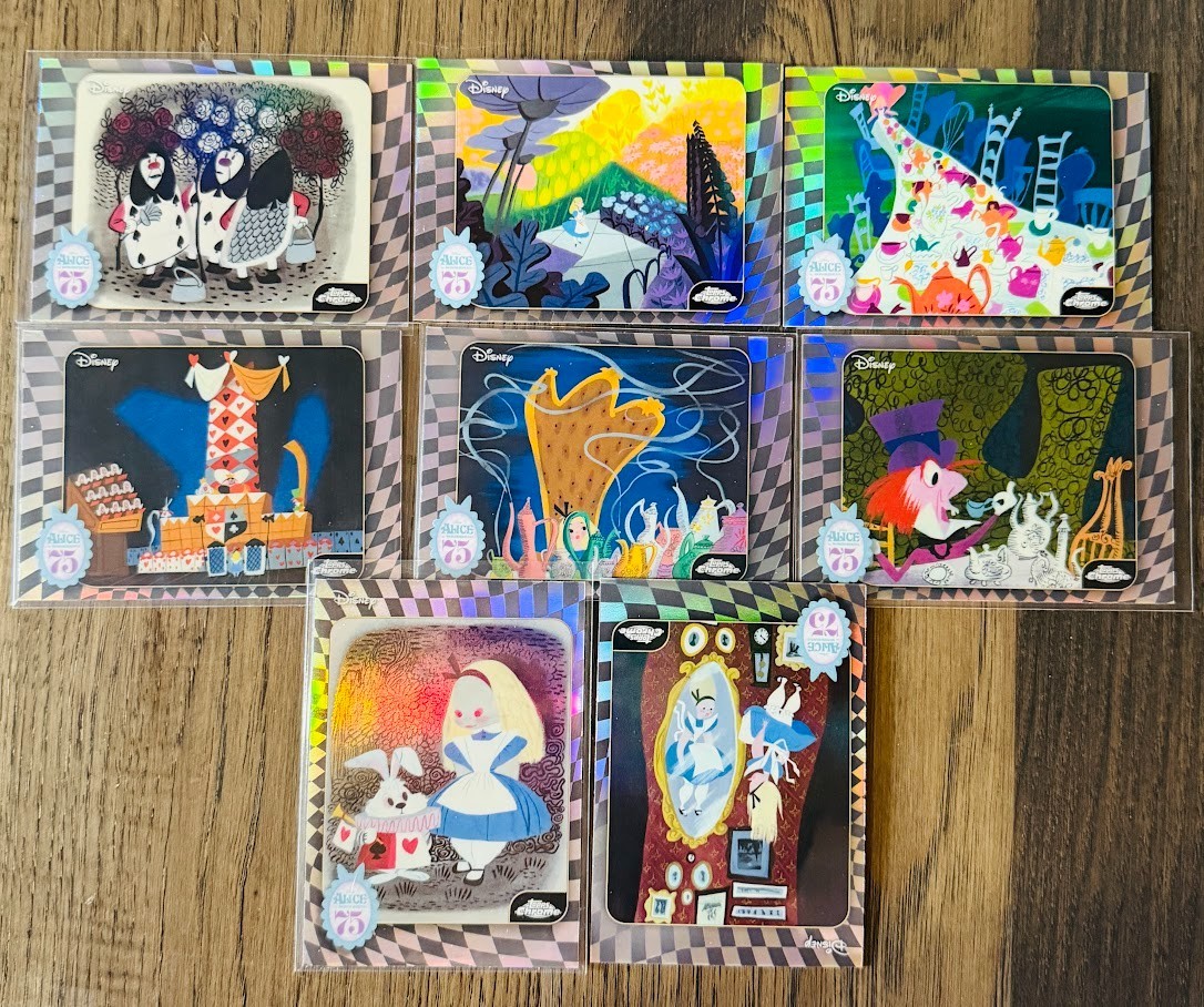 2026 Topps Chrome Disney Alice In Wonderland 75th Ann-You Pick Complete Your Set