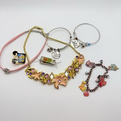 Kids Jewelry Lot Alex and Ani My Little Pony Charm Bracelets 2015 Disney Mickey