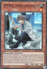 YuGiOh SPIORAL-Schnellreparatur OP05-DE006 Super Rare Good unl.